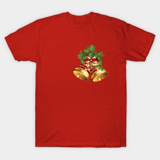 Golden Christmas Bell T-Shirt